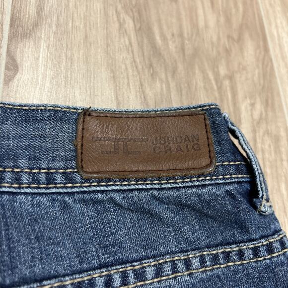 Jordan Craig Men's Slim Tapered Blue Jeans Size W34 L30 - Picture 10 of 10